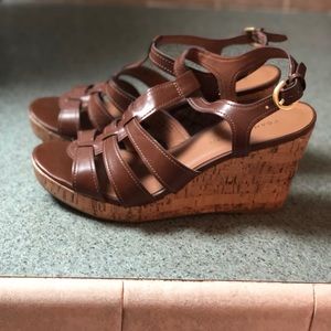 Franco Sarto - 9.5 - Brown Wedges